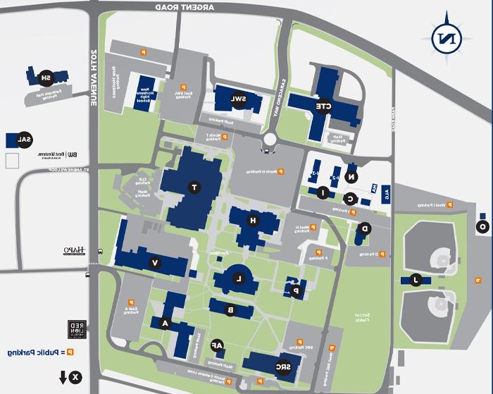 Pasco Campus Map